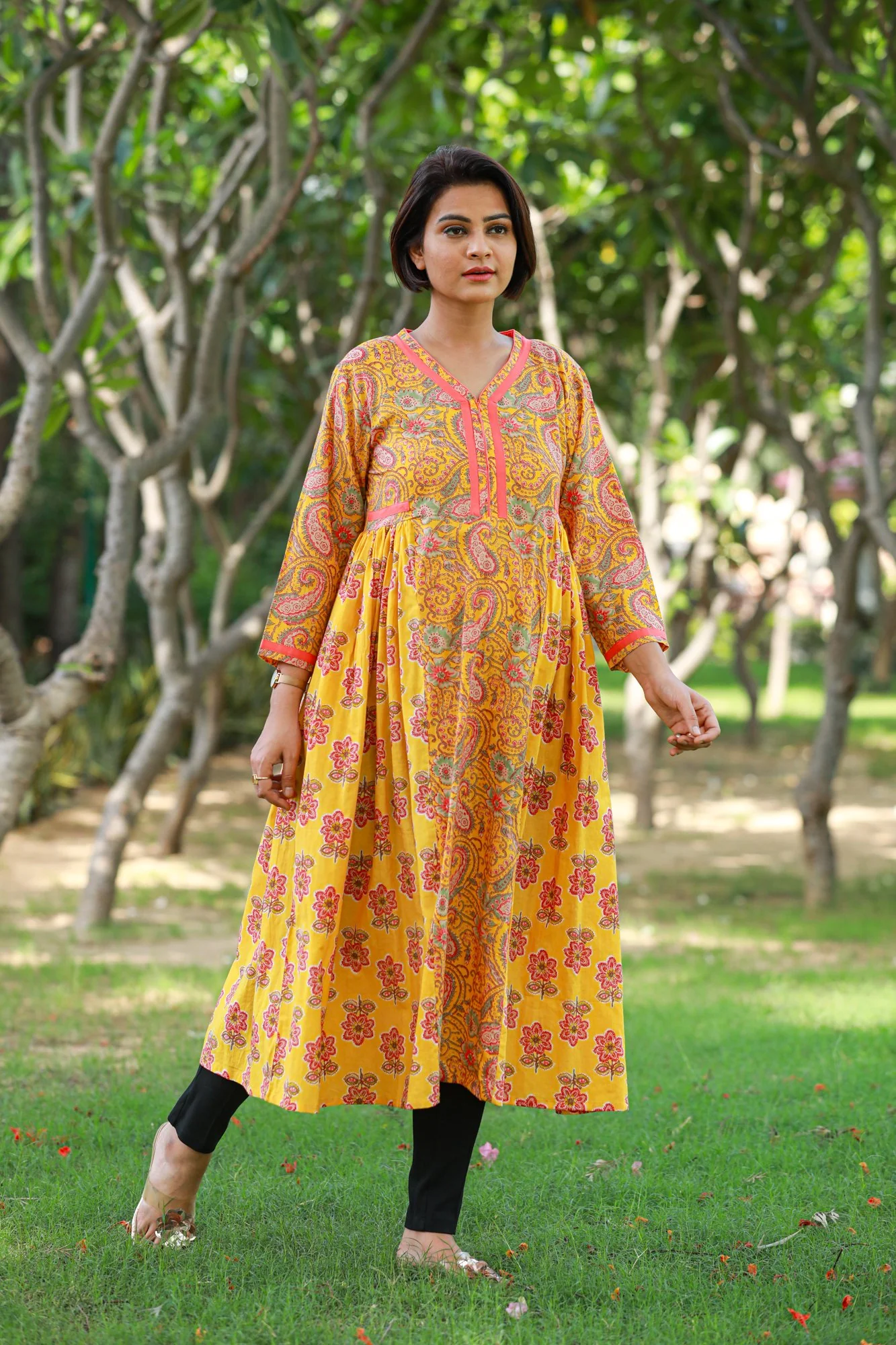 Honey Bloom Maternity & Nursing Kurta - Chenance