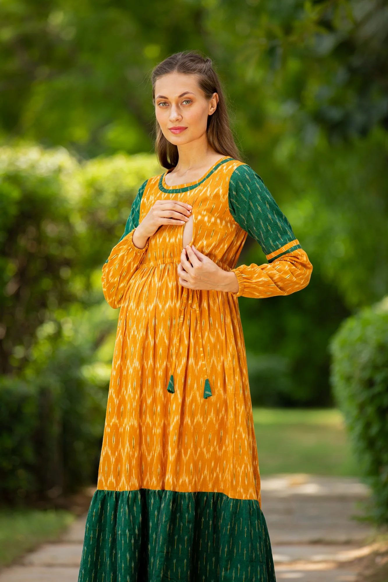 Forest Dawn Maternity & Nursing Dress - Chenance