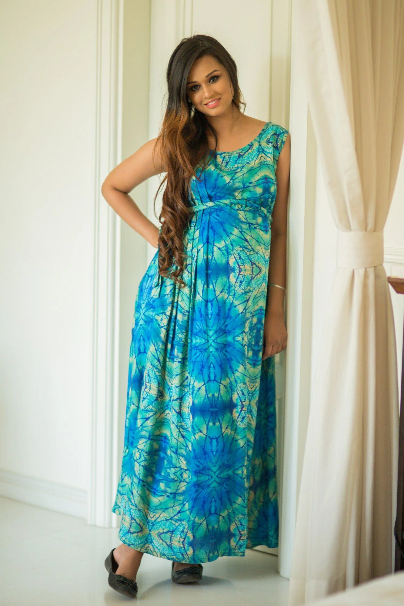 Sea Breeze Baltic Maternity Maxi Dress - Chenance