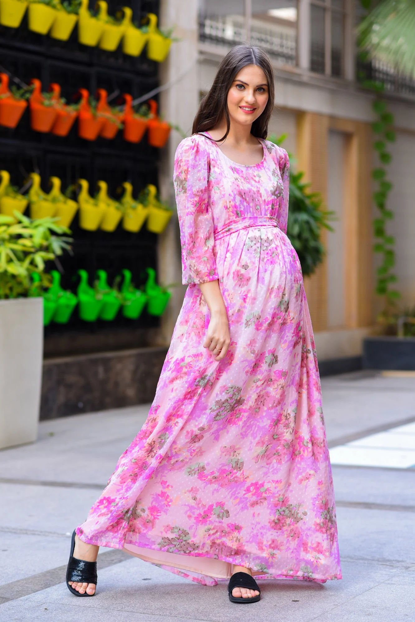 Happy Vibes Maternity & Nursing Dress - Chenance