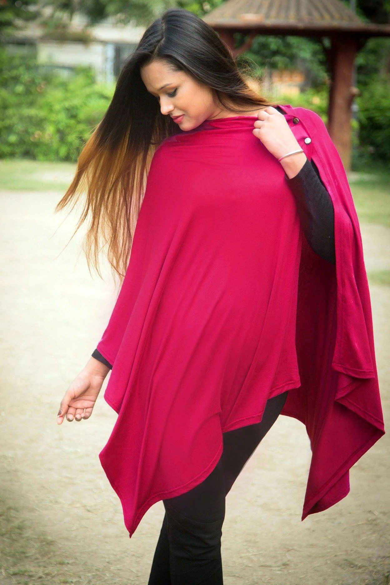 Royal Carnation Versatile Nursing Stole - Chenance