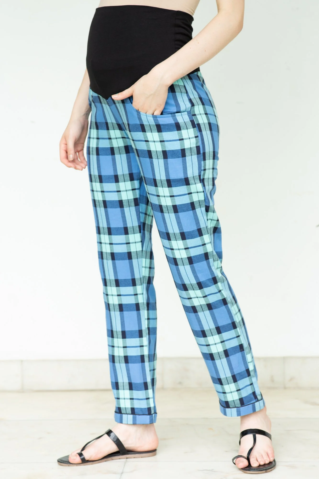 Playful Blue Maternity & Nursing Night Suit Set - Chenance