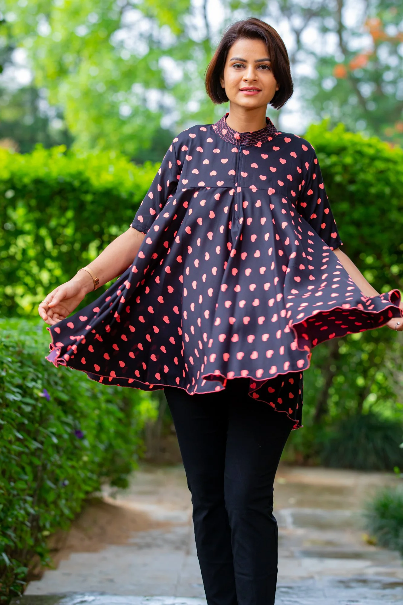 All Hearts Maternity & Nursing Flair Top - Chenance