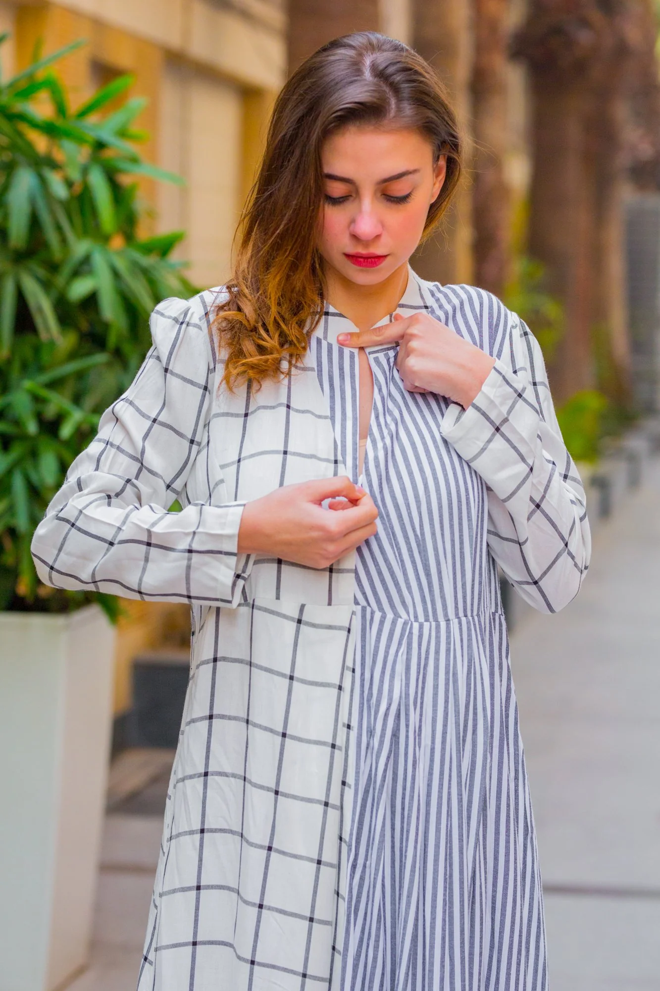 Timeless Asymmetrical Maternity & Nursing Dress - Chenance