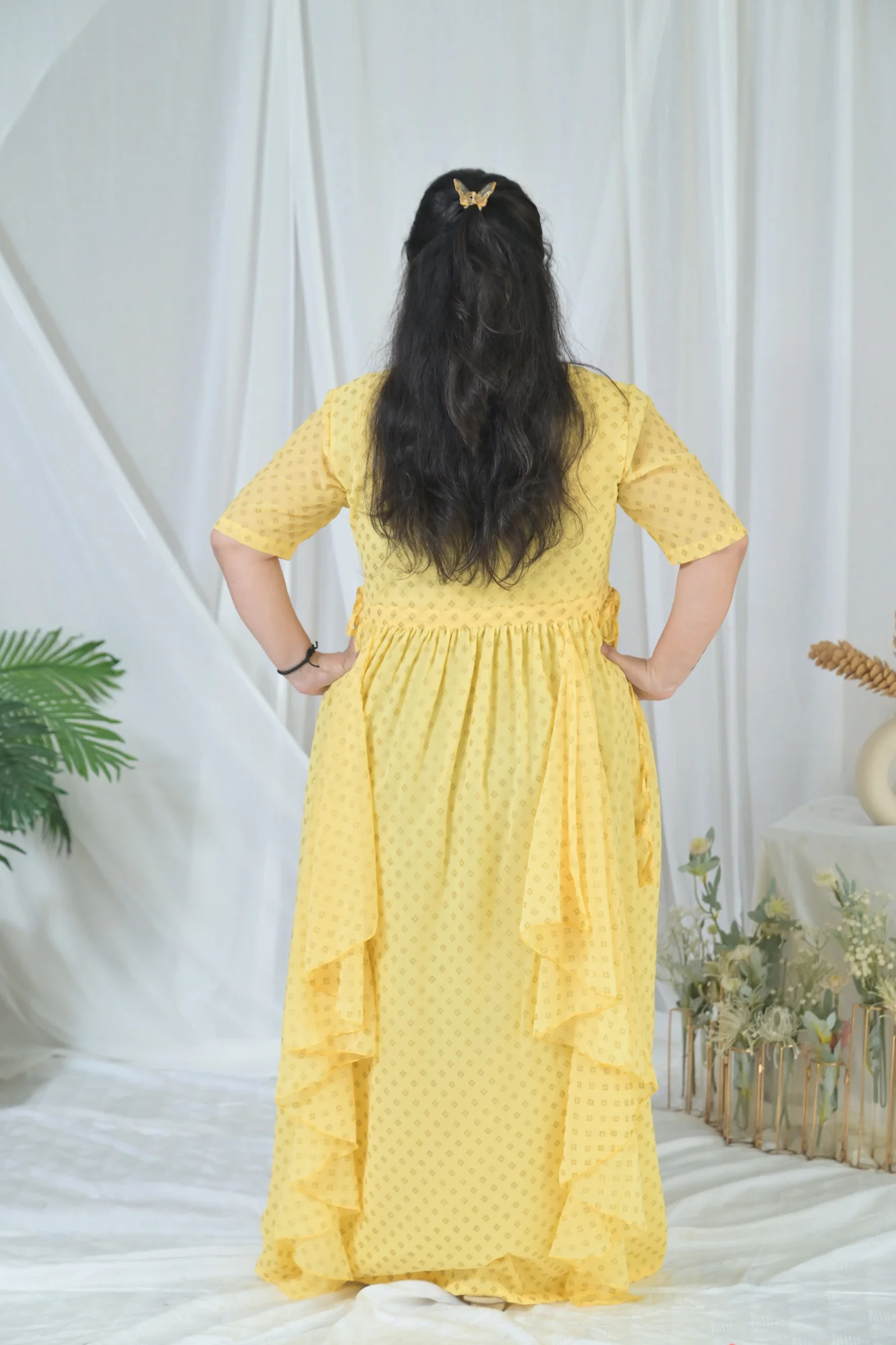 Sunshine Floral Maternity Flow Dress - Chenance