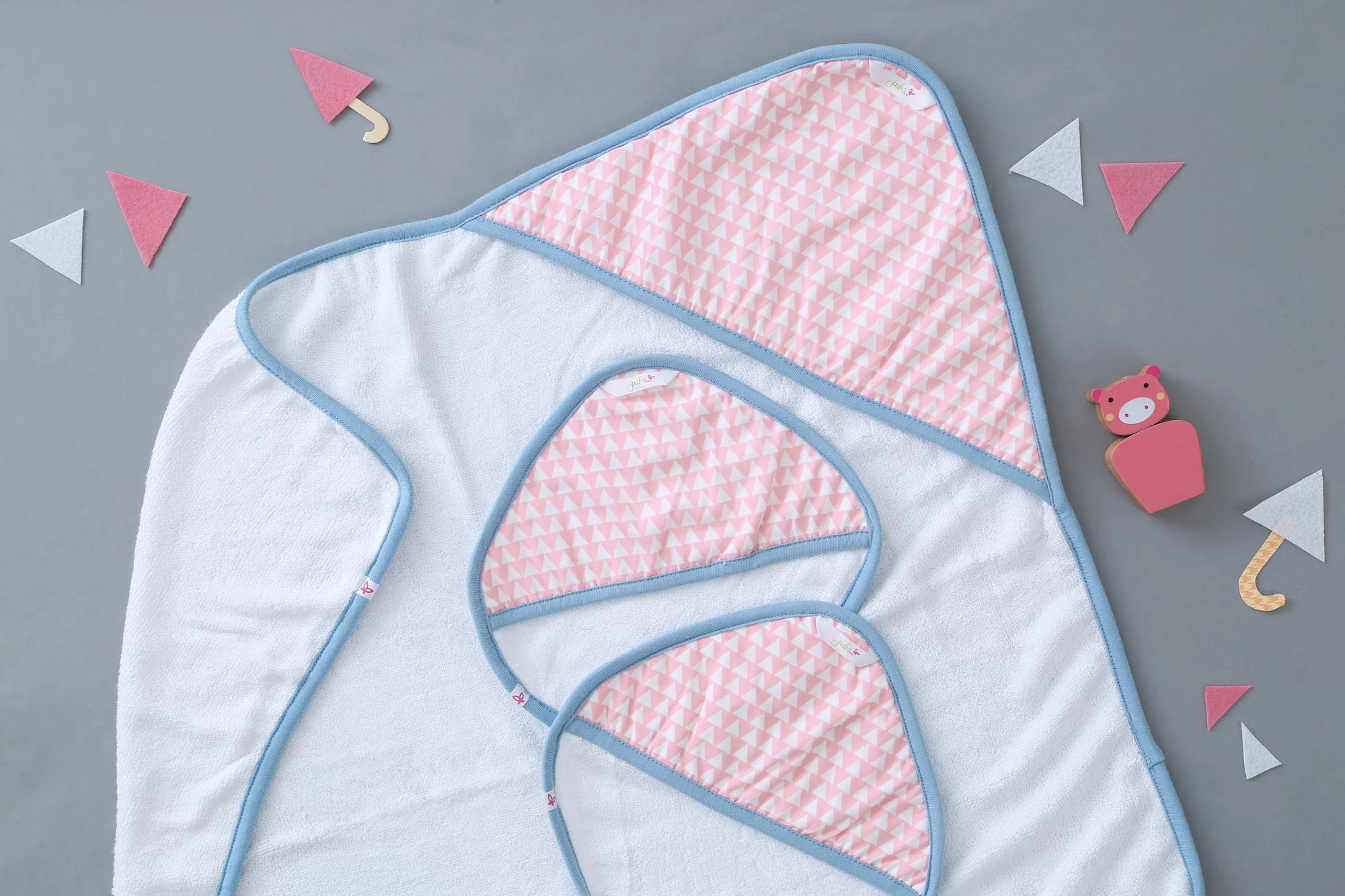 Pink Array - Baby Towel Set - Chenance