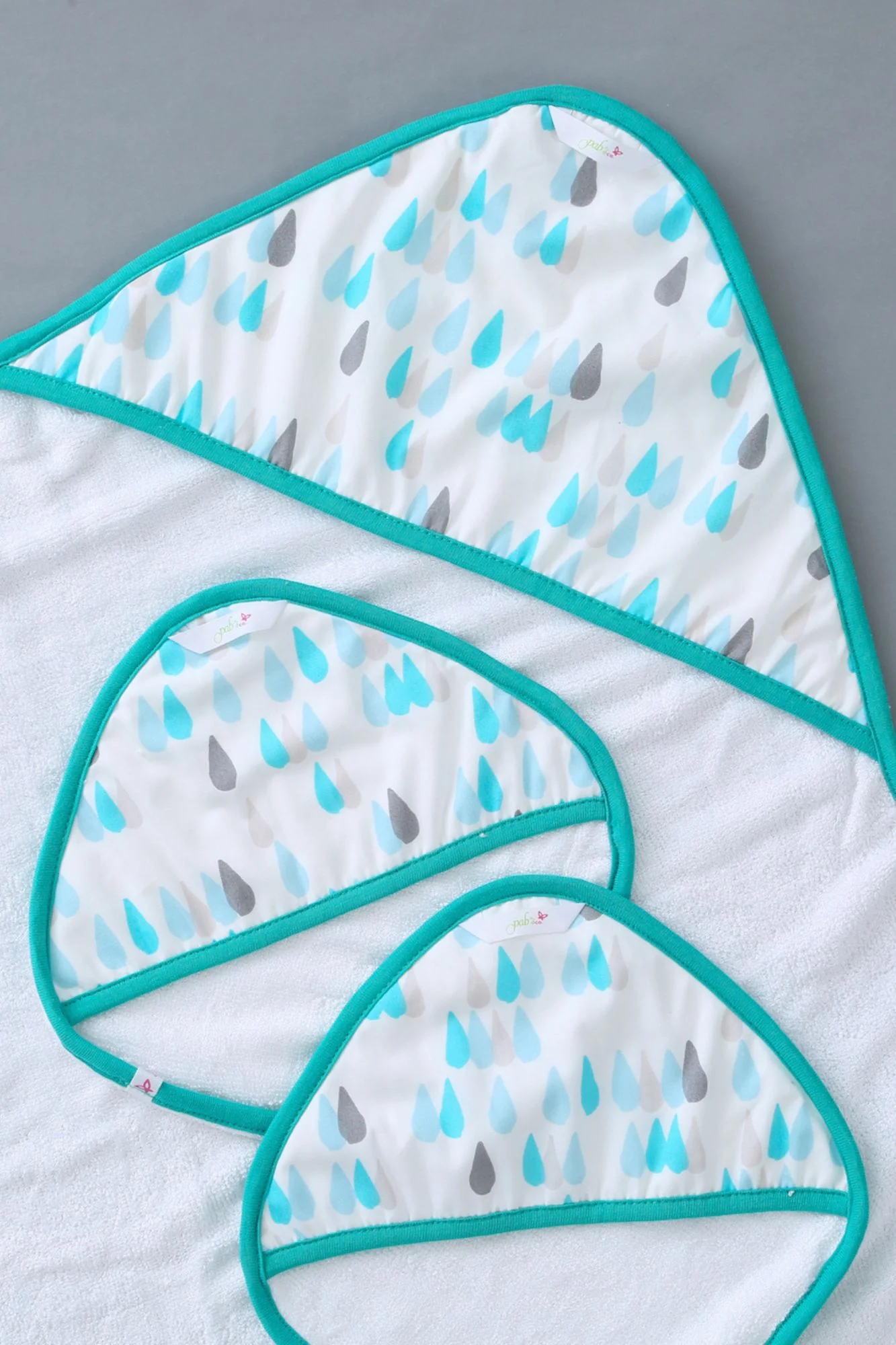 Raindrops - Baby Towel Set - Chenance