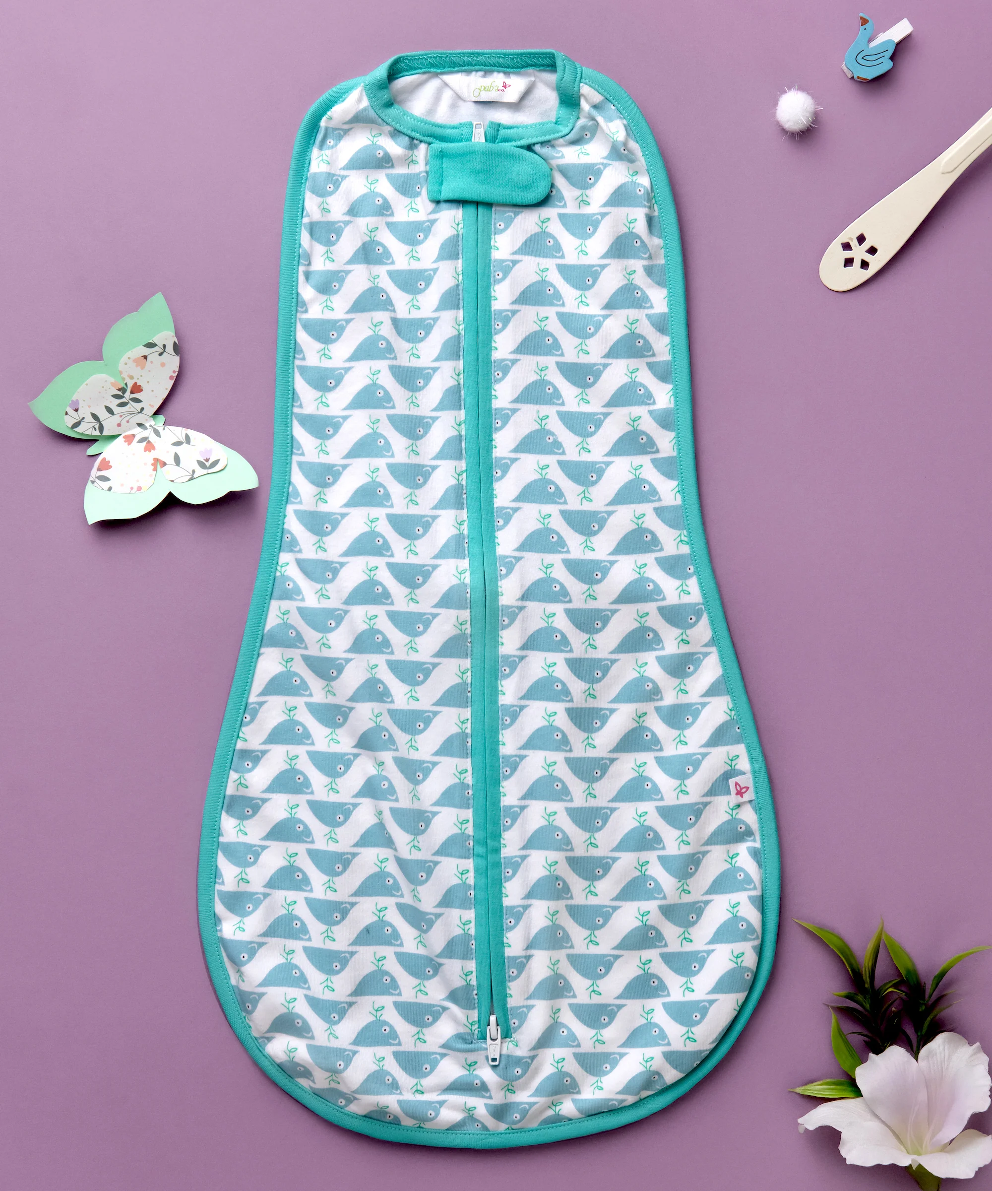 Whale Flamingo - Sleeping Sack (Set of 2) - Chenance