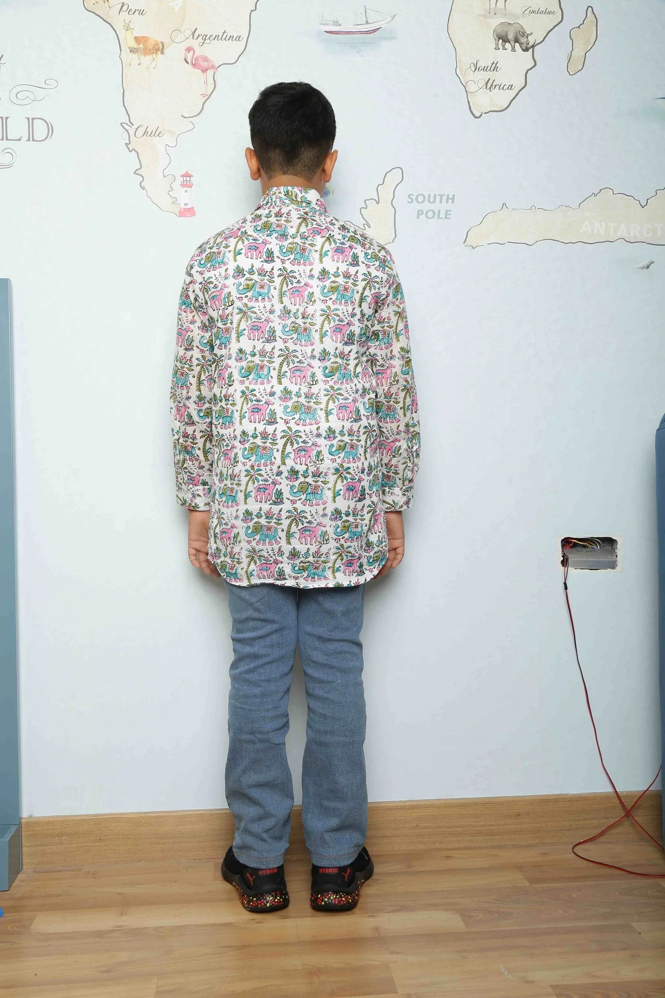 White Elephant Forest Shirt (8 yr to 10 years) - Chenance