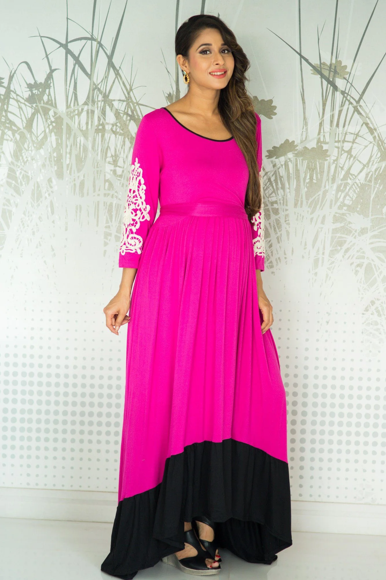 Long Hi-Low Stretchable Maternity Maxi - Chenance