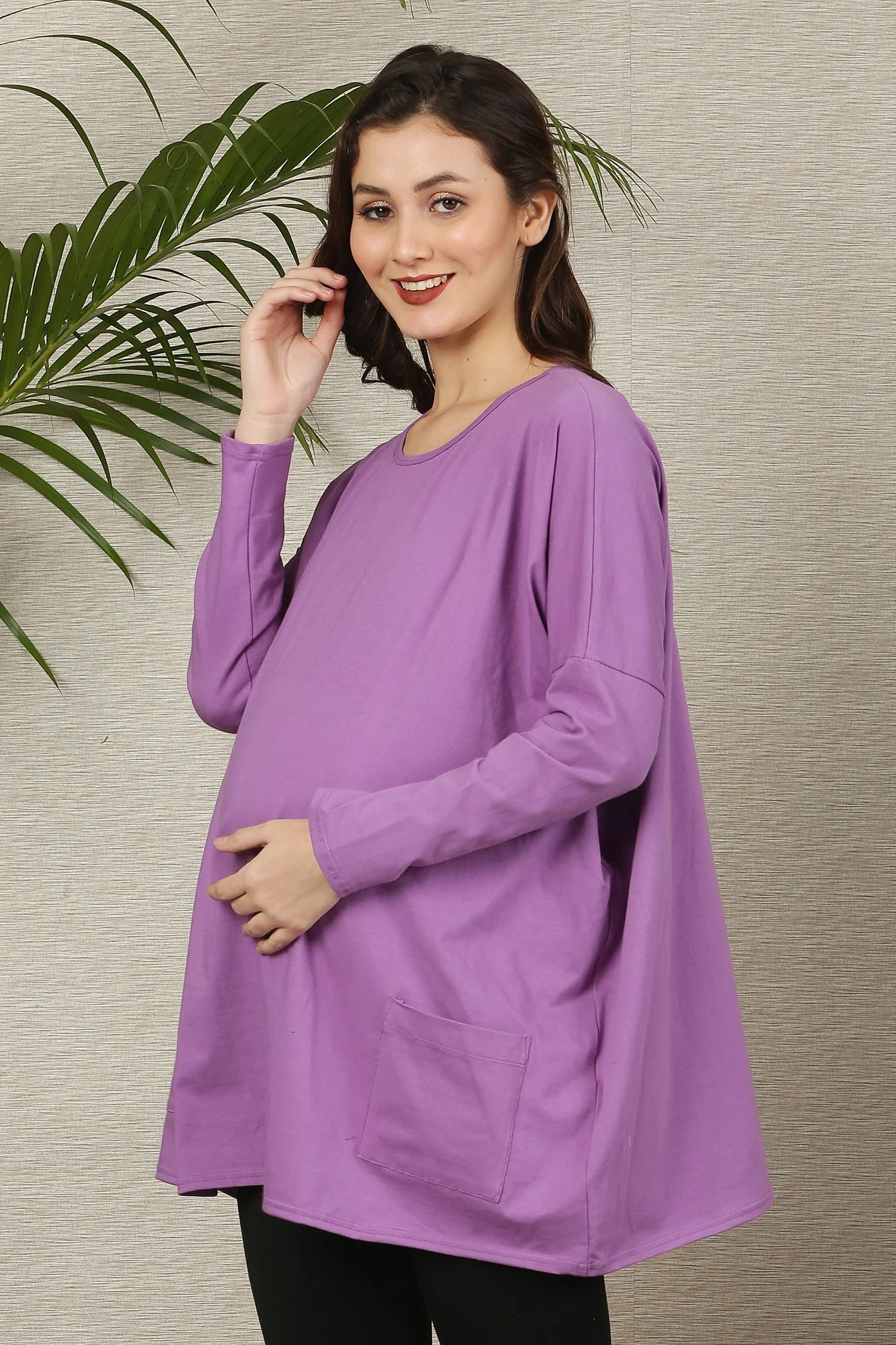 Chic Orchid Maternity Top - Chenance