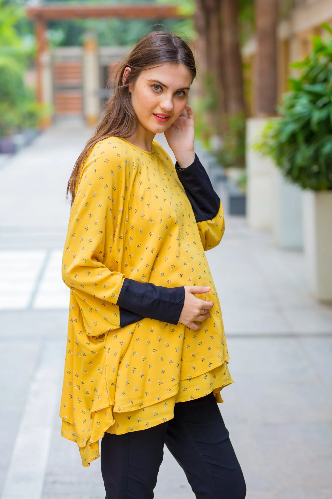 Sunshine Layered Maternity Top - Chenance